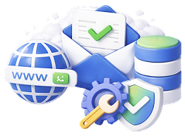 Email, Database and  Domain Management Included